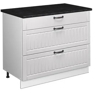 Vicco Unterschrank Vicco Fame-Line 100 x 82 x 60 cm Weiß