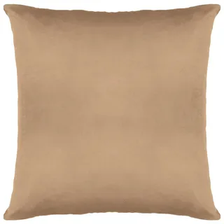 Novel Zierkissen , Taupe , Textil , Uni , Füllung: Polyester,Polyester , quadratisch , 60x60 cm , pflegeleicht , Heimtextilien, Wohntextilien, Kissen, Zierkissen