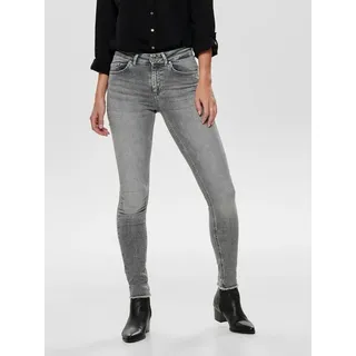 Only Blush Mid Ankle Skinny Fit Jeans - Blau,Grau - W25/L26