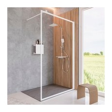 SCHULTE Walk-In Dusche »White Style«, Höhe: 200 cm, eckig, weiß matt - weiss