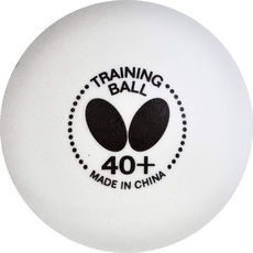 Butterfly 40+ Trainingsball - 40+ Ball für das Training verwendet - Erhältlich in Einer Box mit 6 oder 120 weißen Trainingsbällen - vergleichbar mit einem DREI-Sterne-Ball und perfekt für