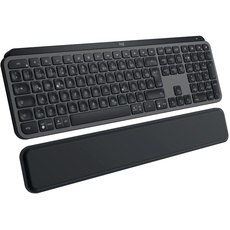 Bild MX Keys S Plus MX Palm Rest Graphite, schwarz, LEDs weiß, Logi Bolt, USB/Bluetooth, DE (920-011567)