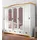 Schiebetürenschrank Konrad 249 x 207 x 64 cm Weiß