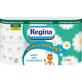Regina Toilettenpapier Kamillenpapier 3-lagig 8 Rollen