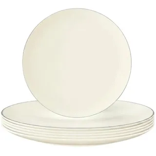 SELTMANN WEIDEN Frühstücksteller Savona Fine Diamond 22,6 cm creme 6er Set