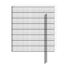 Gabionen-Anbausatz Limes 120 cm x 112 cm x 23 cm