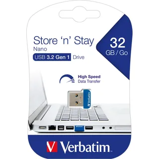 Store 'n' Stay Nano 32GB blau USB 3.0