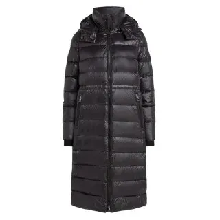 Tommy Hilfiger für Damen. WW0WW47356 Gloss Maxi Coat schwarz (S), Lässig, Nachhaltig, Recyceltes Nylon