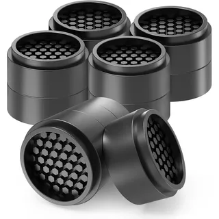 Ezprotekt 12er-Pack verstellbare runde Möbelerhöhungen für Betten, 2,5 cm stapelbare Möbelerhöhungen, Erhöht die Höhe um zusätzliche 2,5 cm, 5 cm oder 7,5 cm für Sofa, Bett, Tisch, Stuhl, robuste