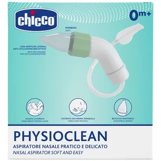Chicco PhysioClean Nasensauger-Set, Nasenschleimentferner, Weiß