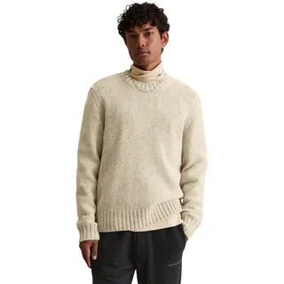 Marc O'Polo DENIM, Rundhalspullover relaxed fit, aus weichem Schurwoll-Mix, leicht meliert