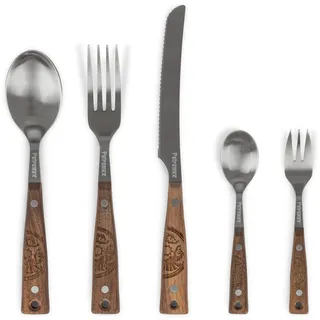 Petromax Camping Besteck Edelstahl 5 -tlg.