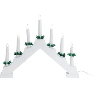 LED-Lichterbogen aus Holz