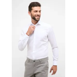 Eterna Langarmhemd "SLIM FIT" NON IRON (bügelfrei), weiß