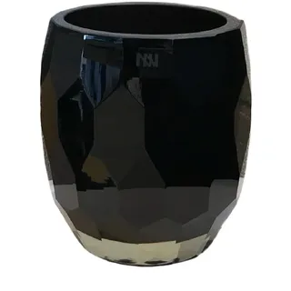 Onno Jewel Duftkerze, Glas, schwarz, 20cm