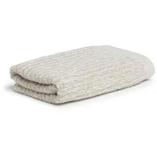 Möve Brooklyn Pinstripe Handtuch 50 x 100 cm Nature/Cashmere