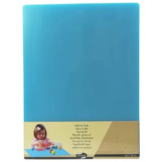 Maildor 302045MD Tischsets, Packung 10 Tischsets, 30 x 40cm, aus Polypropylen, robust und abweichbar, 1 Pack, Blau
