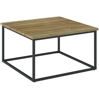 Ambia Garden Loungetisch , Akaziefarben , Holz, Metall , Akazie , vollmassiv , rechteckig , 80x80x45 cm , FSC 100% , wetterfest , Gartenmöbel, Loungemöbel, Lounge-Serien