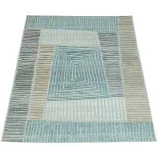 Paco Home Teppich »Stilo 850« rechteckig 12 mm Höhe In- und Outdoor geeignet, Wohnzimmer, beige