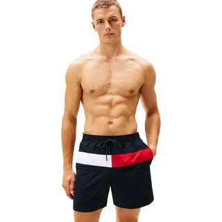 Tommy Hilfiger Herren Medium Drawstring UM0UM03474 Badehose, Blau (Desert Sky), M