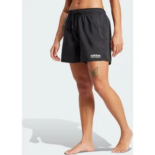 Adidas Branded Beach Shorts Black / White S