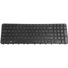 HP KB ISK/PT/BL BLK W8 BEL (BE), Tastatur, Schwarz