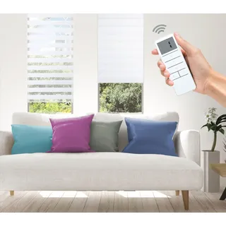 Good Life Elektrisches Rollo »Aline - SMART HOME« Lichtschutz ohne Bohren mit Fernbedienung, weiß
