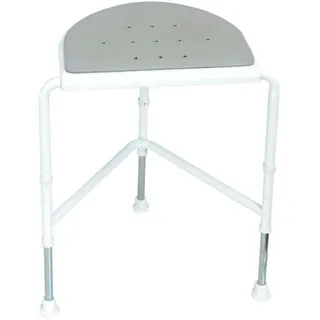 TENA Nuvo Duschhocker gepolstert höhenverstellbar grau