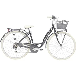 69 Adriatica Cityfahrrad 26 Zoll PANDA Schwarz - Schwarz