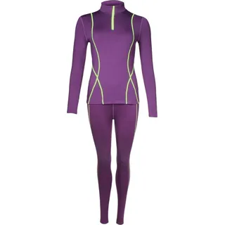 Women Warm Damen Thermounterwäsche lila, L - Lila
