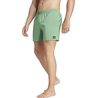 adidas Herren Solid CLX Length Swim Shorts Badehose, preloved Green/White, XXL