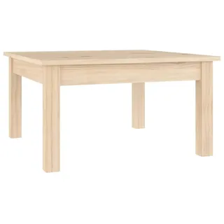 vidaXL Couchtisch 55x55x30 cm Massivholz Kiefer - Braun