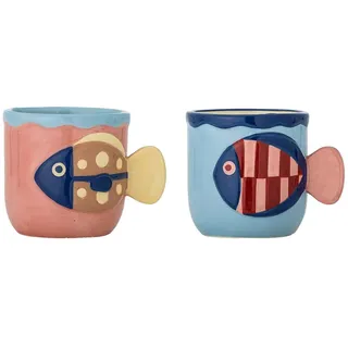 Bloomingville Willy Stoneware Tasse 2 Einheiten - Multicolor - One Size