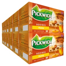 Pickwick Rooibos Thee Honing met een Vleugje Honing (240 Theezakjes, 100% Natuurlijk, Cafeïnevrije Thee, UTZ Gecertificeerd), 12 x 20 Zakjes