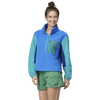 Patagonia Damen W's Microdini 1/2 Zip P/O Pullover, Blau (Vessel Blue), L