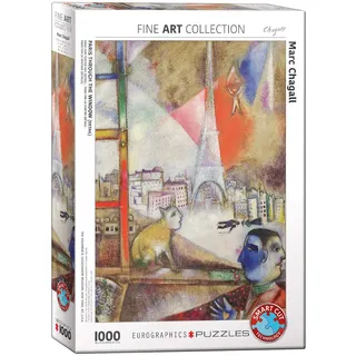 Eurographics 1000 Teile - Paris vom Fenster aus