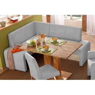 Bologna 180 x 84 x 140 cm Struktur fein langer Schenkel rechts hellgrau