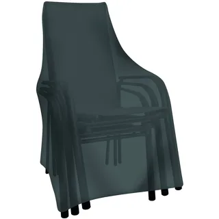 tepro Abdeckhaube Universal für Stapel-/Gartenstühle, schwarz (65 x 65 x 150 cm)