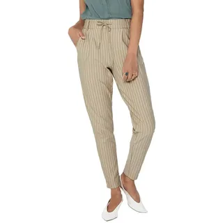 Only Poptrash Easy Rush Hosen - Humus / Stripes W. Cloud Dancer - L - 32