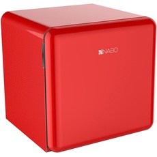 NABO Table Top Kühlschrank, KBR 482, 48,0 cm hoch, 44,0 cm breit, rot
