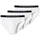 Slip mit Logo-Bund im 3er-Pack Weiss XL
