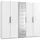Drehtürenschrank Level by fresh to go 250 x 216 x 58 cm Weiß