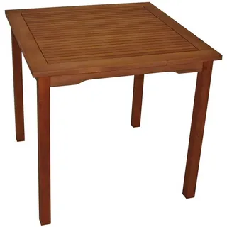 Tisch LAGO 75x75cm, Eukalyptus geölt, FSC®-zertifiziert Gartentisch Outdoor