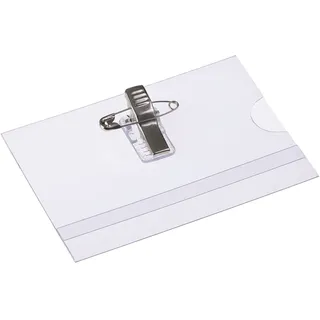 Europel Namenschild mit Kombiklemme 95x65mm / 24 Stück 121261