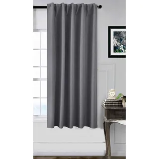 Gardinenbox Premium Verdunkelungsvorhang HxB 175x140 cm Dunkelgrau »Boston Dark« 100% Verdunkelung mit Multibandaufhängung, 2023600