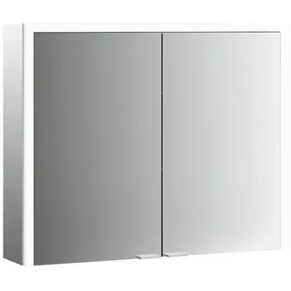 emco prime 3 Spiegelschrank, 1200mm, 2 Türen, Aufputzmodell, 949707205, Farbe: aluminium/spiegel
