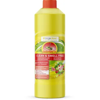 Bogaclean Clean & Smell Free Concentrate - Geruchsentferner & Reiniger - Ideal für Haushalt & Tierhaltung - Mikrobiologischer Geruchsneutralisierer & Enzymreiniger