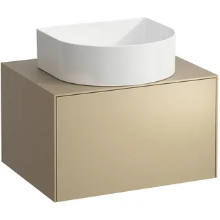 LAUFEN SONAR Schubladenelement, 1 Schublade, passend zu Waschtisch-Schalen 812340, 812341, 812342, 812343, Ausschnitt mittig für den Waschtisch, H4054010340401, Farbe: Gold