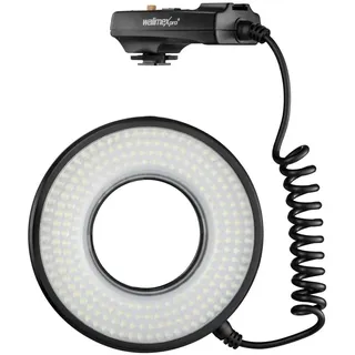 walimex pro Macro LED Ringlicht DSR 232, Ringleuchte Dauerlicht, Schwarz