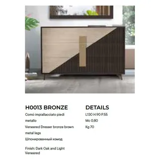 Schlafzimmer Kommode Sideboard Modern Neu Luxus Kommoden Holz Design - Braun